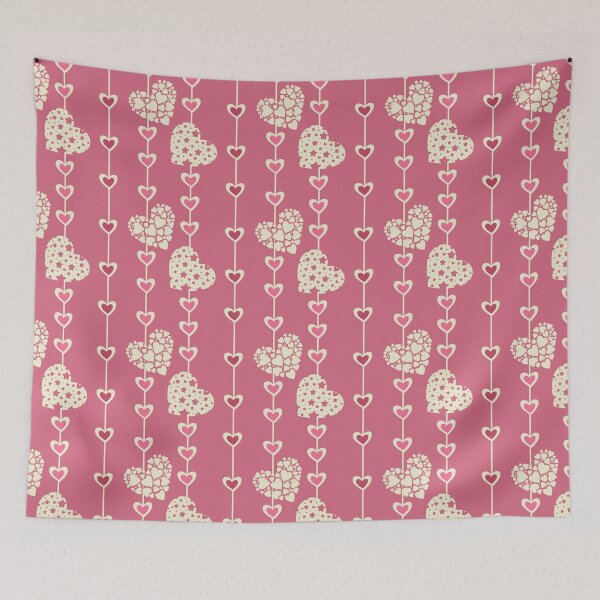 Item preview, String Hearts - Pink designed and sold by JaselviiStudio.