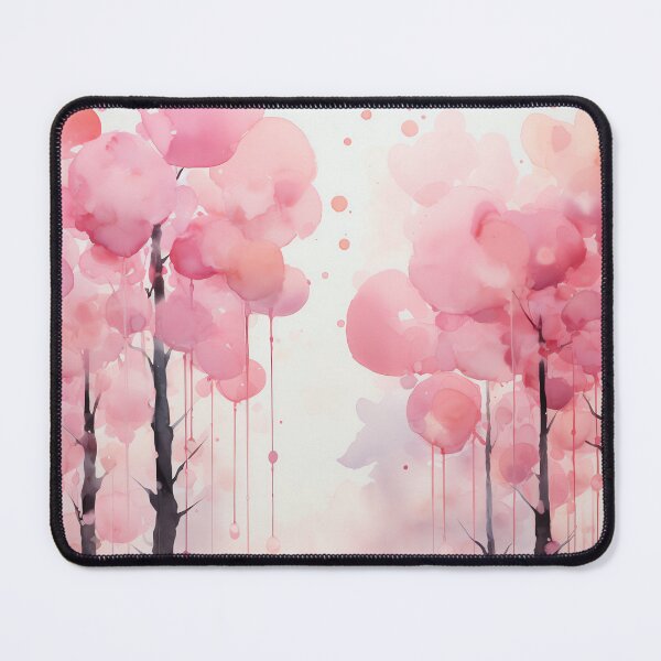 Item preview, Girl In a Pink Forest | Original Art | Home Decor designed and sold by Peek-Designs.