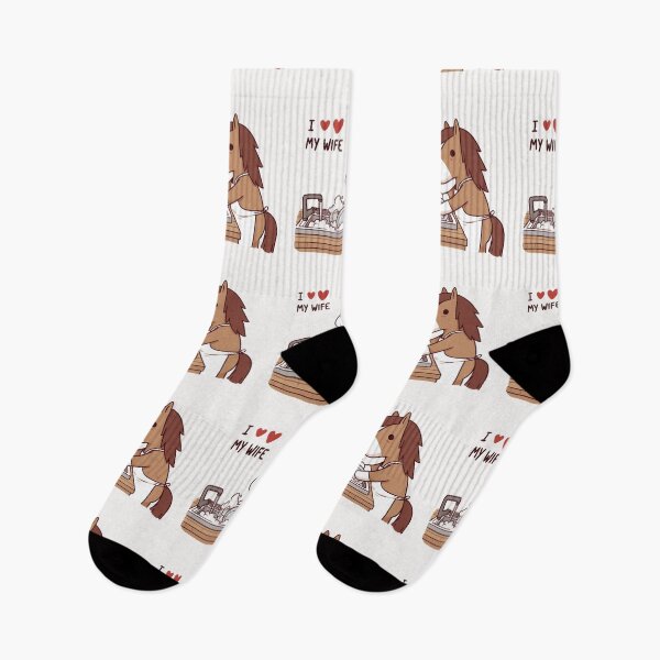 Item preview, I Love My Wife Horse designed and sold by LemuellTrends.
