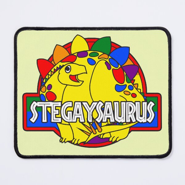 Item preview, Stegaysaurus The Gay Stegosaurus Pridosaur designed and sold by Pridosaurs.