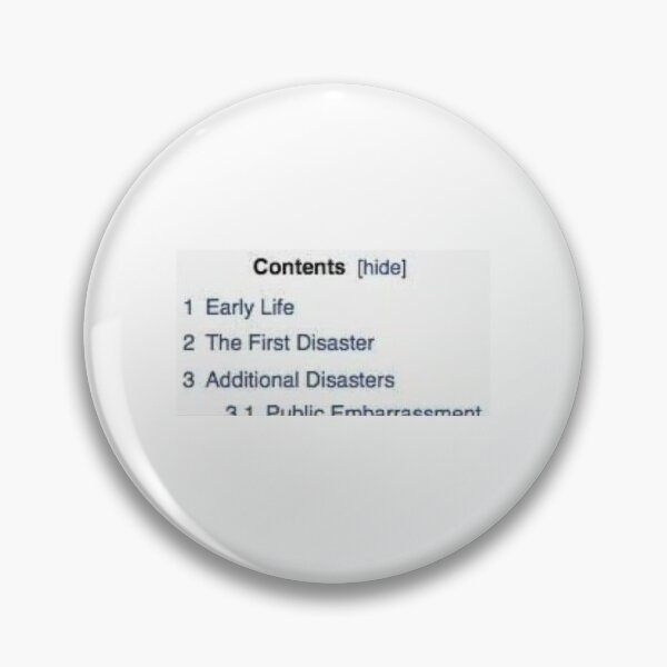 Item preview, Wikipedia Table of Contents of Life designed and sold by fatano.