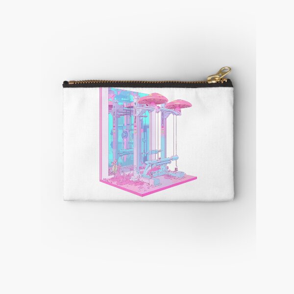 Item preview, Abandoned gym with mushrooms designed and sold by TheRealmWithin.