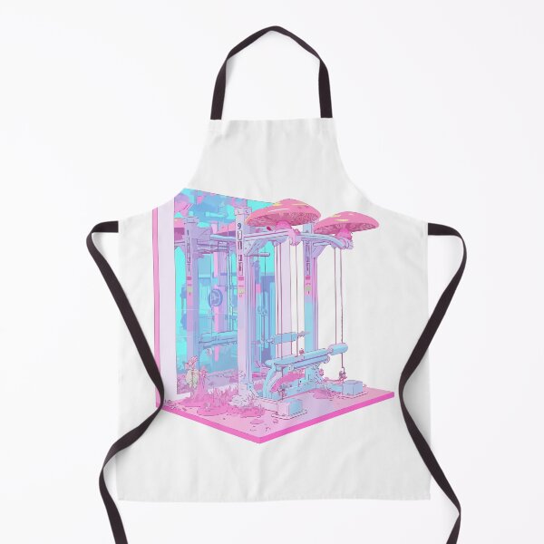 Item preview, Abandoned gym with mushrooms designed and sold by TheRealmWithin.