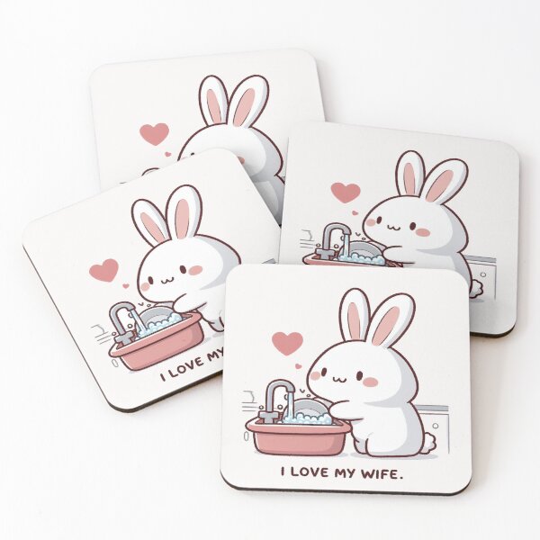 Item preview, I Love My Wife Rabbit designed and sold by LemuellTrends.