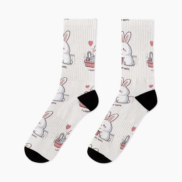Item preview, I Love My Wife Rabbit designed and sold by LemuellTrends.