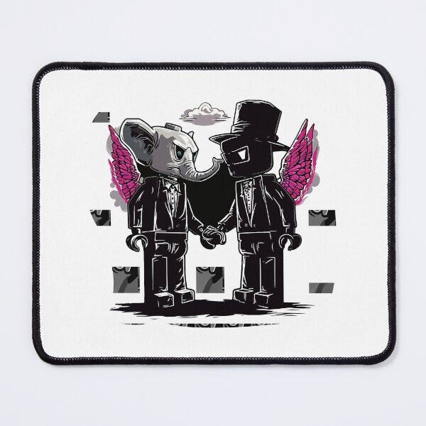 Item preview, angry elephant shaking hand a dark man designed and sold by TheRealmWithin.