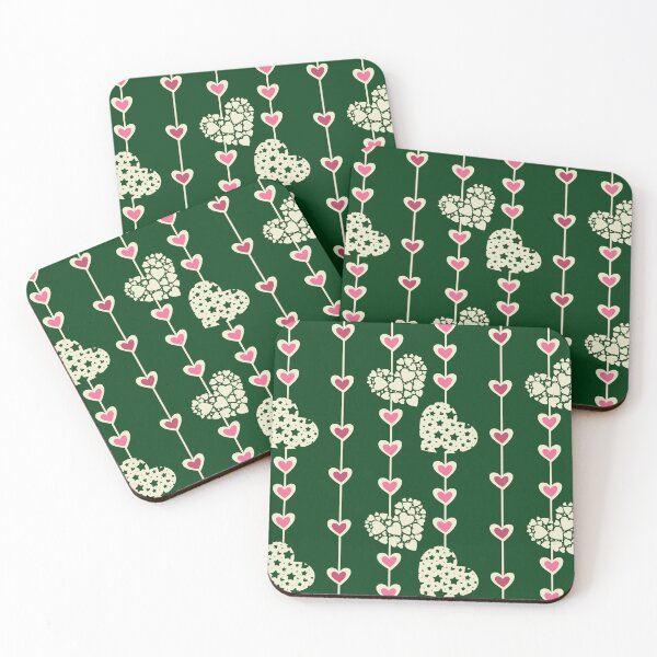 Item preview, String Hearts -  Green designed and sold by JaselviiStudio.