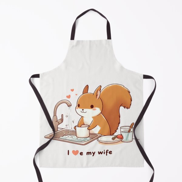 Item preview, I Love My Wife Squirrel designed and sold by LemuellTrends.