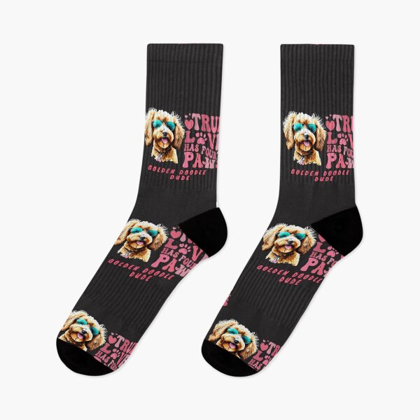 Item preview, Golden doodle funny design love has four paws. designed and sold by MCanderart.