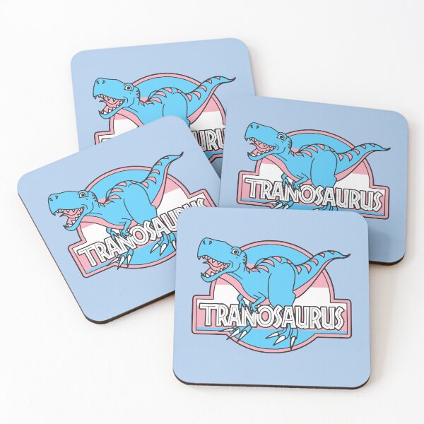 Item preview, Tranosaurus The Transgender Tyranosaurus Rex Pridosaur designed and sold by Pridosaurs.