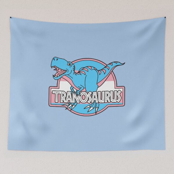 Item preview, Tranosaurus The Transgender Tyranosaurus Rex Pridosaur designed and sold by Pridosaurs.