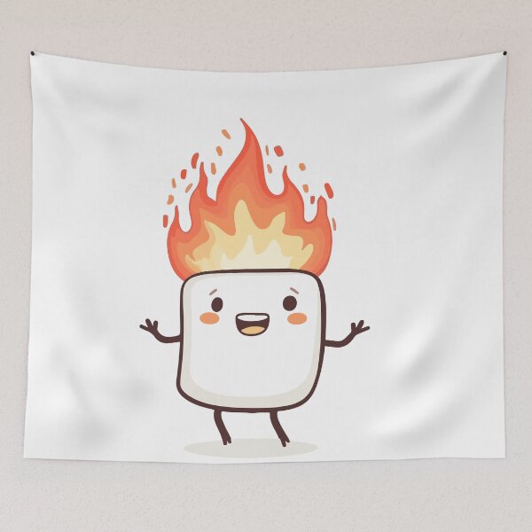 Item preview, Burning marshmallow on the fire designed and sold by TheRealmWithin.
