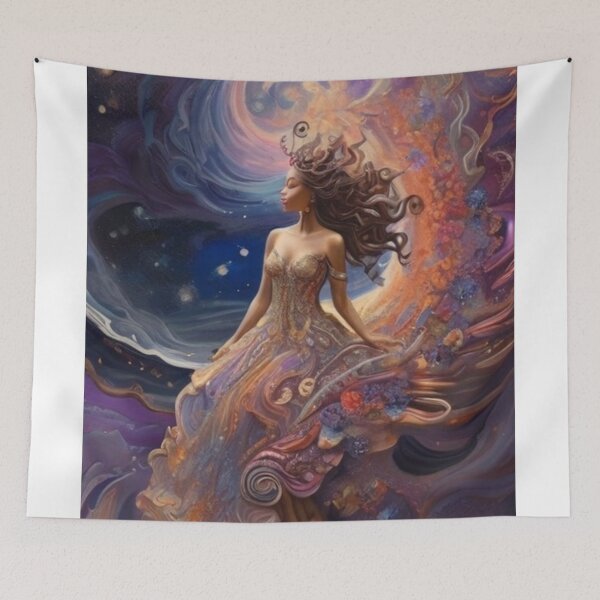 Item preview, Mesmerizingly vibrant astral projection - cosmic artistry designed and sold by Kashear.