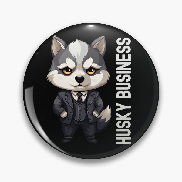 Item preview, Husky Business - Husky Hustle designed and sold by Mini Pandas.