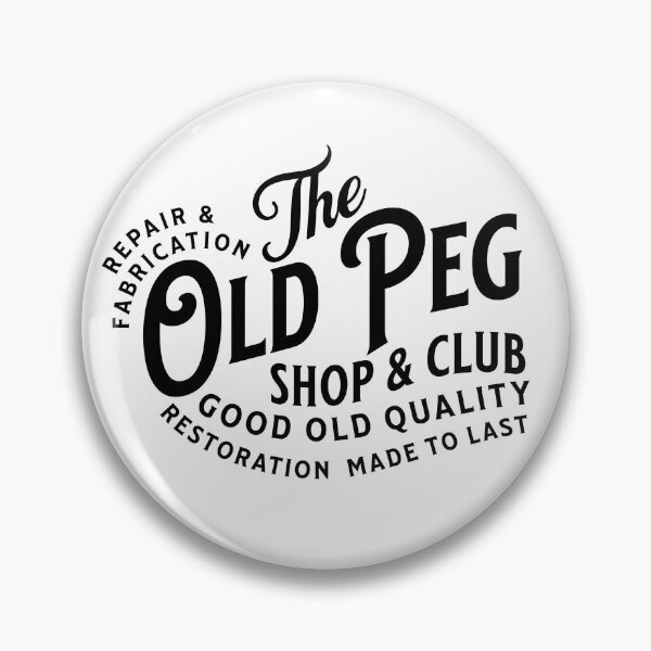 Item preview, The Old Peg Shop & Club vintage art designed and sold by Woodcraftee.