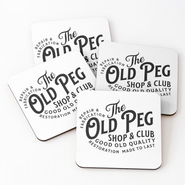 Item preview, The Old Peg Shop & Club vintage art designed and sold by Woodcraftee.