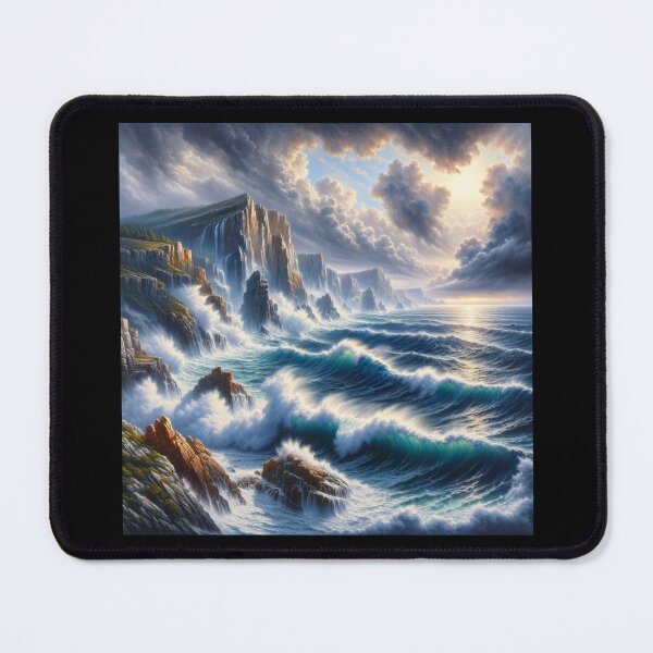 Item preview, Majestic Ocean Fury designed and sold by BestArtByArvind.