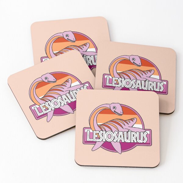 Item preview, Lesiosaurus The Lesbian Plesiosaurus Pridosaur designed and sold by Pridosaurs.