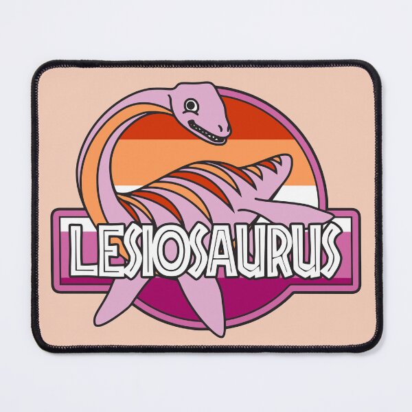 Item preview, Lesiosaurus The Lesbian Plesiosaurus Pridosaur designed and sold by Pridosaurs.