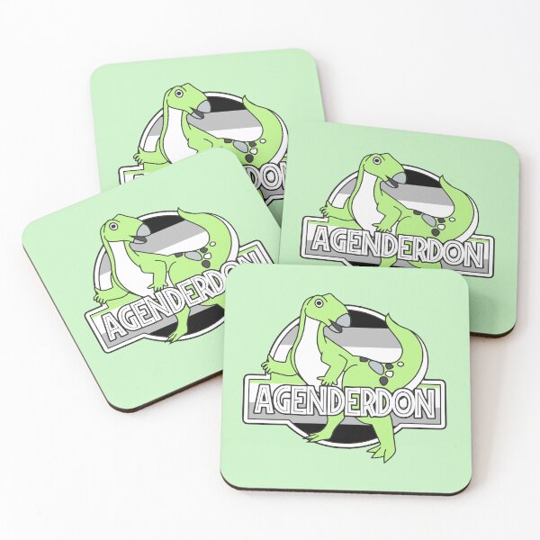 Item preview, Agenderdon, The Agender Iguanadon Pridosaur designed and sold by Pridosaurs.