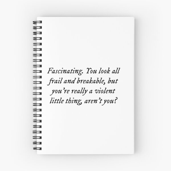 Item preview, Violent little thing designed and sold by BookishQuotesJ.