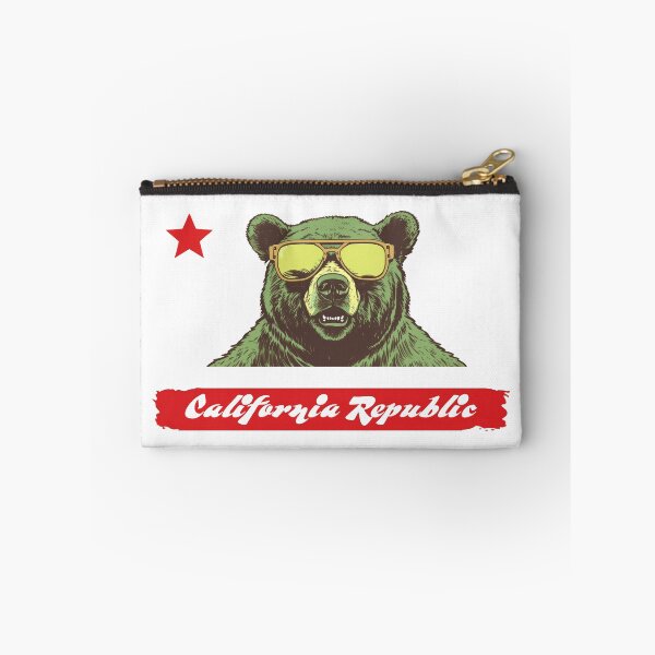 Item preview, California Republic - Bear in Sunglasses designed and sold by Mythic Legends Digital.