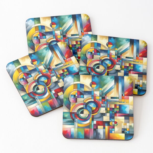 Item preview, Abstract Geometric Vibrance designed and sold by BestArtByArvind.