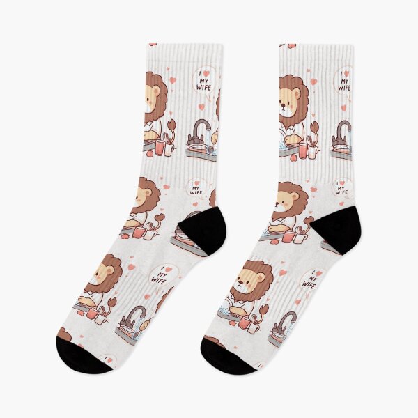 Item preview, I Love My Wife Lion designed and sold by LemuellTrends.