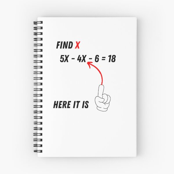 Item preview, funny find x equation here it is designed and sold by Thespacerocket.