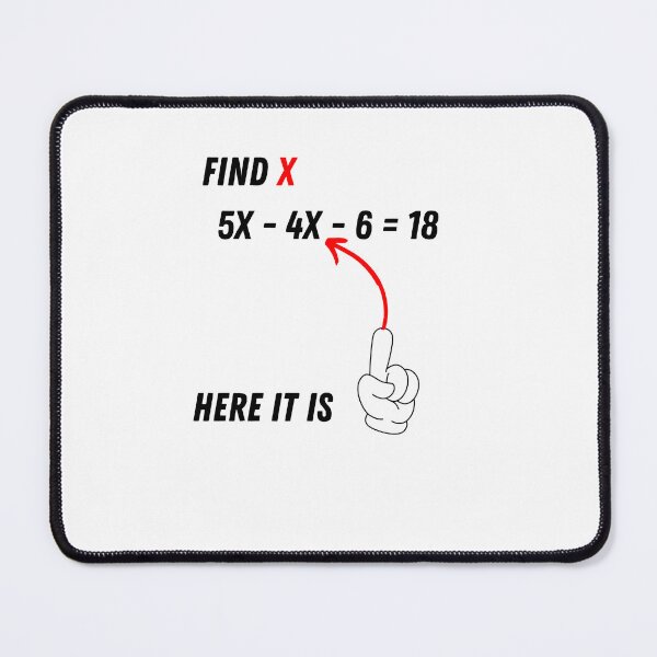 Item preview, funny find x equation here it is designed and sold by Thespacerocket.