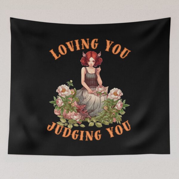 Item preview, Loving You, Judging You. scorpio sayings designed and sold by ZodiacWonders.