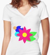 MACRO Women's Fitted V-Neck T-Shirt