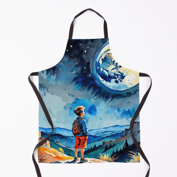 Item preview, Boy Admiring The Moon designed and sold by Gabriela McDaniel.