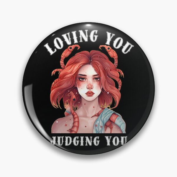 Item preview, Loving You, Judging You. scorpio quote designed and sold by ZodiacWonders.