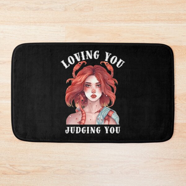 Item preview, Loving You, Judging You. scorpio quote designed and sold by ZodiacWonders.
