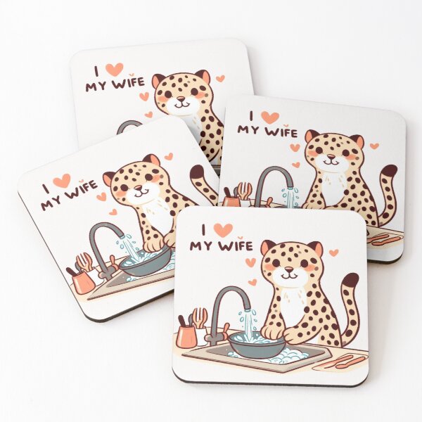 Item preview, I Love My Wife Leopard designed and sold by LemuellTrends.