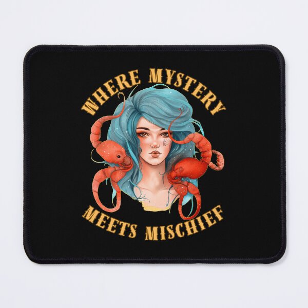 Item preview, Where Mystery Meets Mischief. scorpio sign designed and sold by ZodiacWonders.
