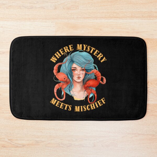 Item preview, Where Mystery Meets Mischief. scorpio sign designed and sold by ZodiacWonders.
