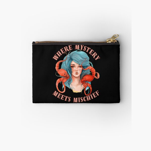 Item preview, Where Mystery Meets Mischief. scorpio zodiac sign designed and sold by ZodiacWonders.