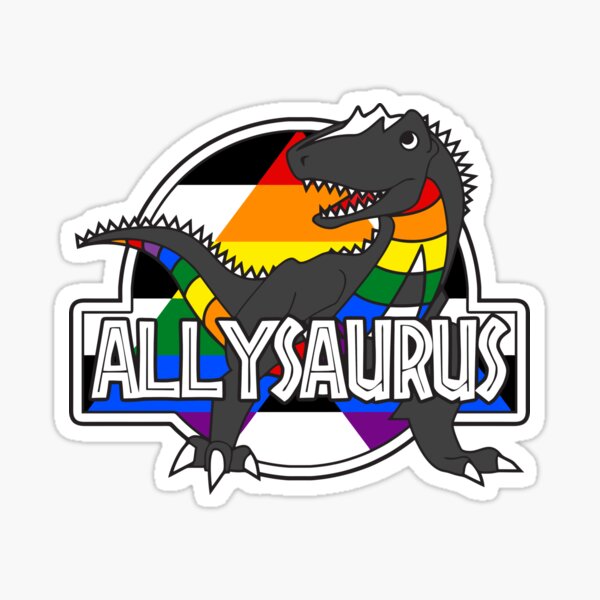 Item preview, Allysaurus The Allosaurus Ally Pridosaur designed and sold by Pridosaurs.