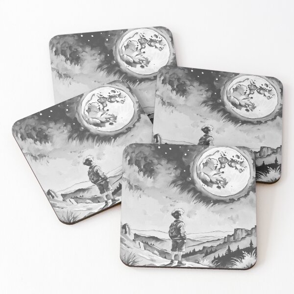 Item preview,  Boy Admiring The Moon #3 designed and sold by Gabriela McDaniel.