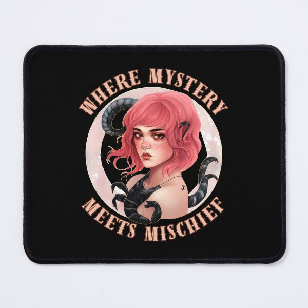 Item preview, Where Mystery Meets Mischief. scorpio funny designed and sold by ZodiacWonders.