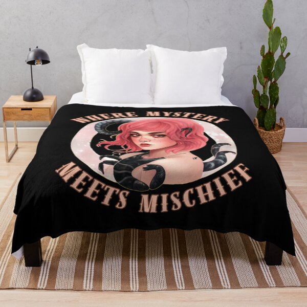 Item preview, Where Mystery Meets Mischief. scorpio funny designed and sold by ZodiacWonders.