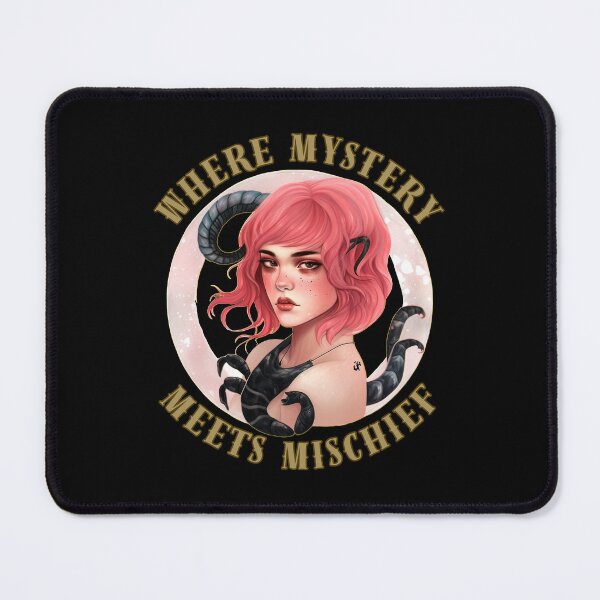 Item preview, Where Mystery Meets Mischief. scorpio symbol designed and sold by ZodiacWonders.