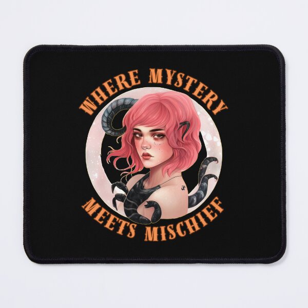 Item preview, Where Mystery Meets Mischief. scorpio november designed and sold by ZodiacWonders.