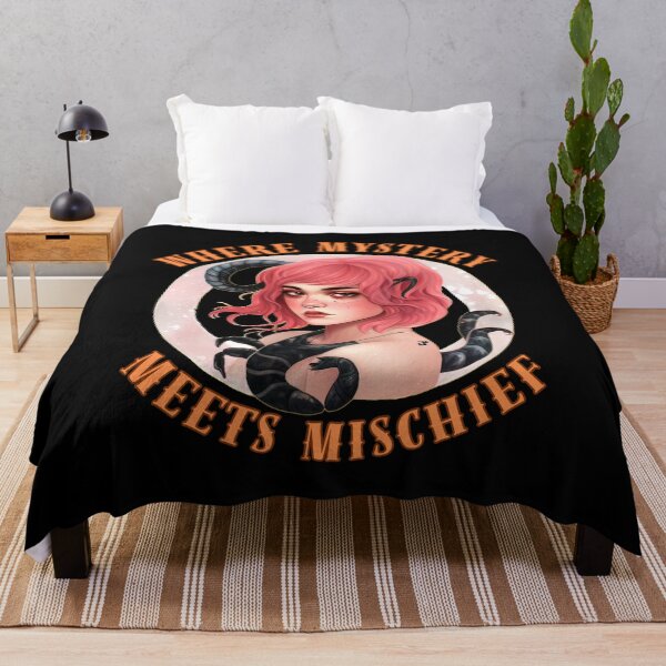 Item preview, Where Mystery Meets Mischief. scorpio november designed and sold by ZodiacWonders.