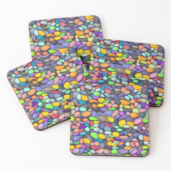 Item preview, Abstract Colorful Pebble Pattern designed and sold by calibrit.