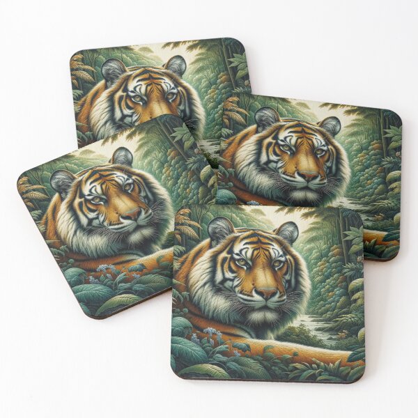 Item preview, Majestic Jungle Tiger designed and sold by BestArtByArvind.