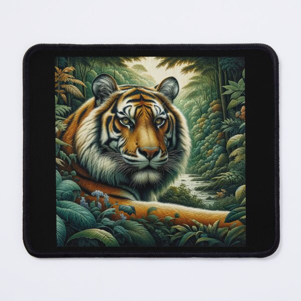 Item preview, Majestic Jungle Tiger designed and sold by BestArtByArvind.