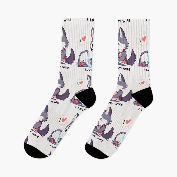 Item preview, I Love My Wife Wolf designed and sold by LemuellTrends.